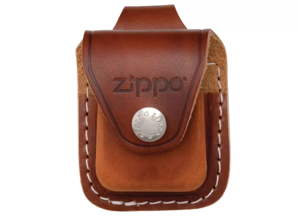 Lighter Pouch W/ Belt Loop - Brown^Zippo Cheap