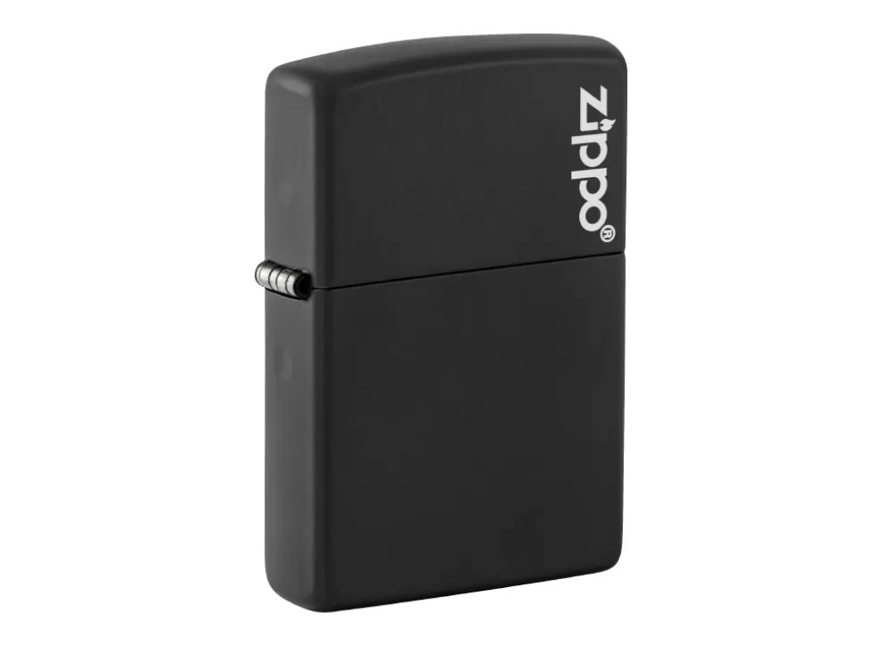 Logo Lighter - Black Matte^Zippo Discount