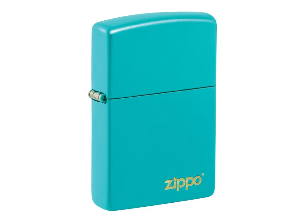 Logo Lighter - Flat Turquoise^Zippo Shop