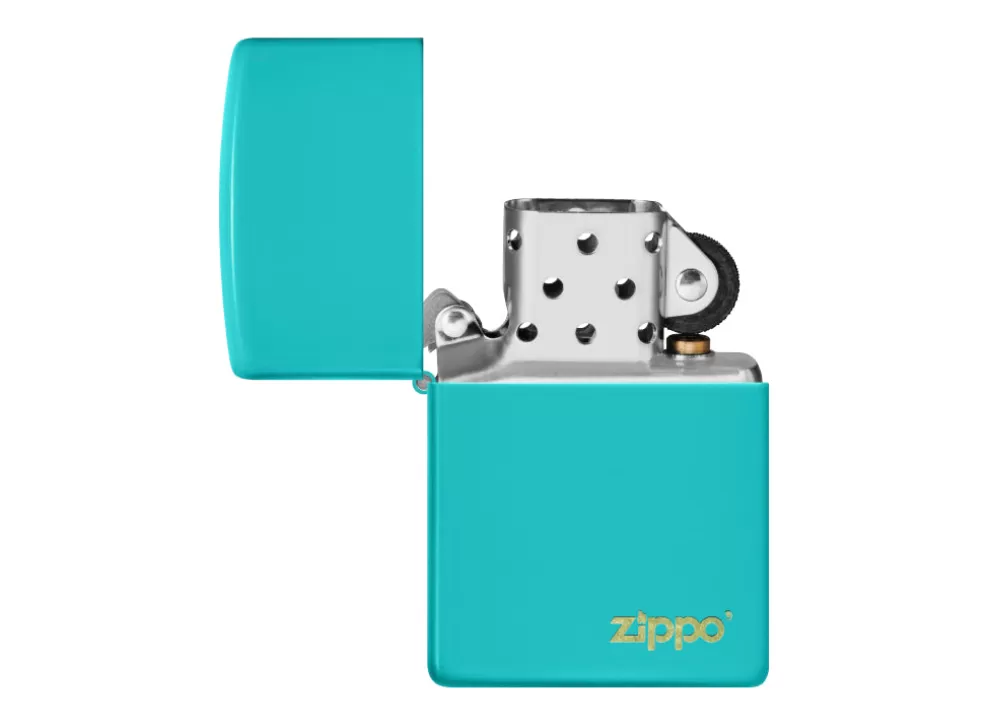 Logo Lighter - Flat Turquoise^Zippo Shop