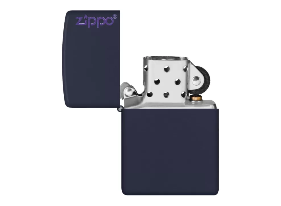 Logo Lighter - Navy Matte^Zippo Clearance