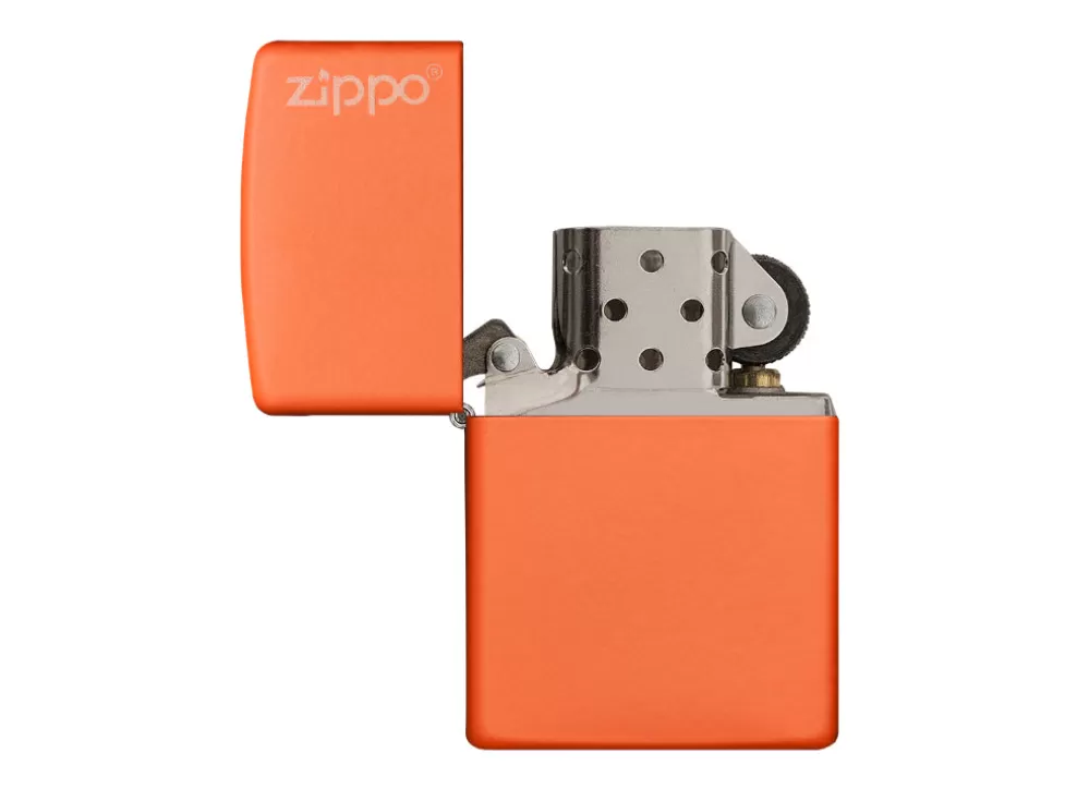 Logo Lighter - Orange Matte^Zippo Flash Sale