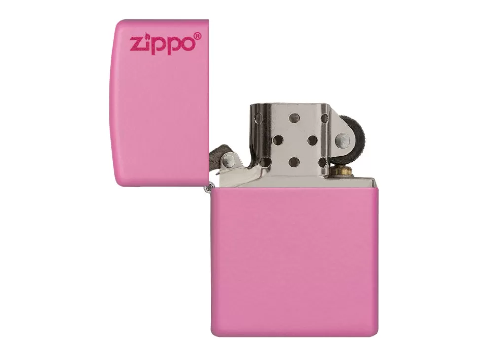 Logo Lighter - Pink Matte^Zippo Best