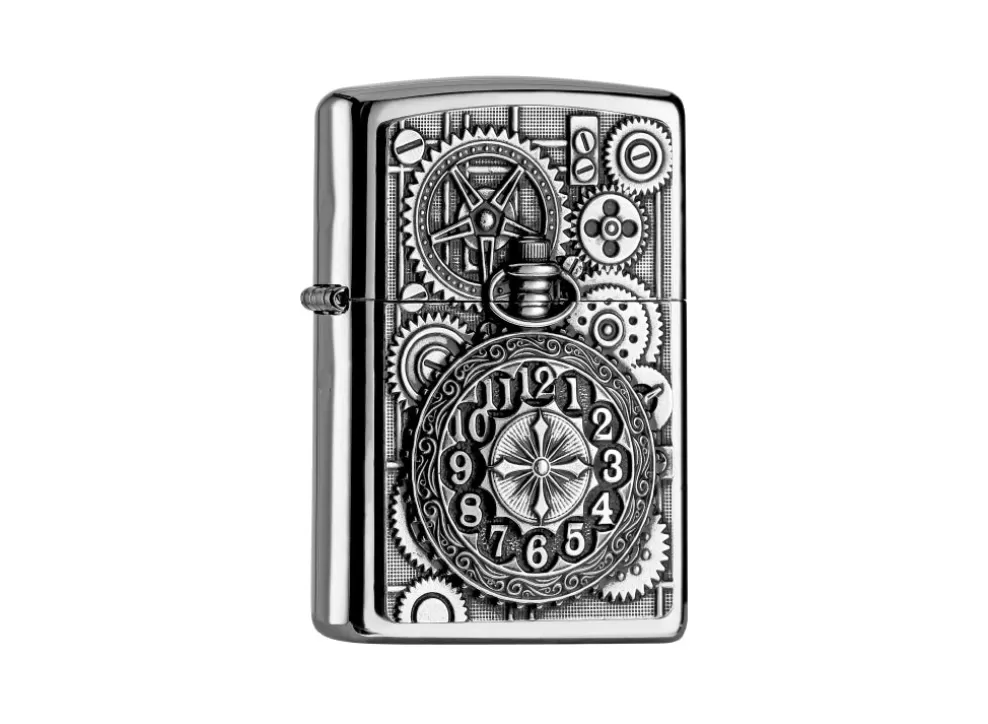 Pocket Watch Lighter - High Polish Chrome^Zippo Store