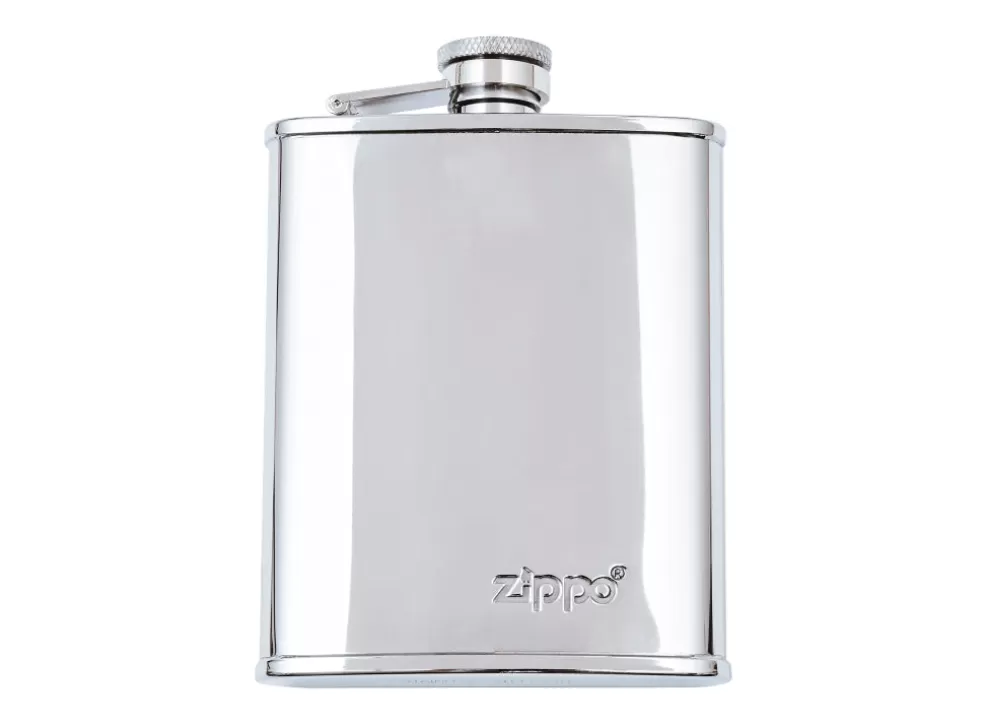 Polished Hip Flask^Zippo Cheap