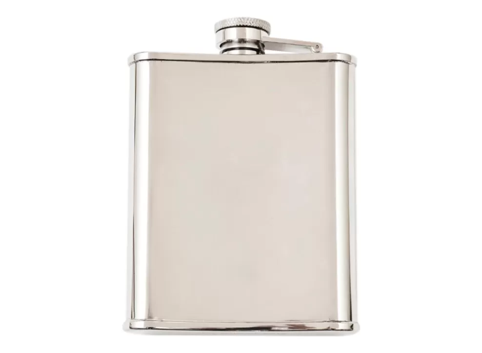 Polished Hip Flask^Zippo Cheap