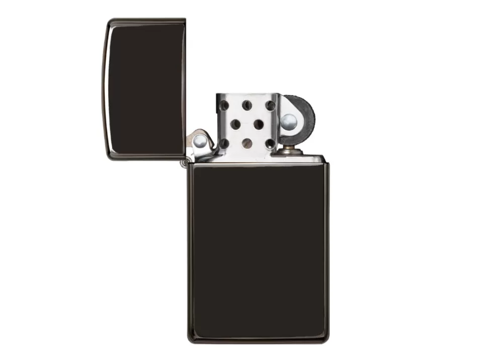 Slim Lighter - High Polish Black^Zippo Store