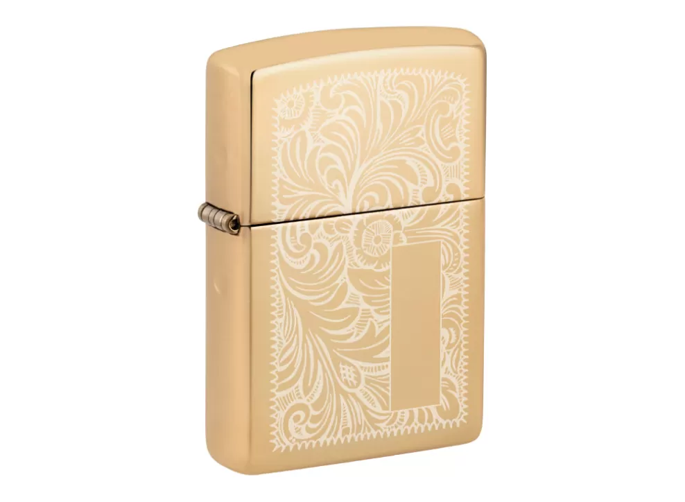 Venetian Lighter - High Polish Brass^Zippo Online